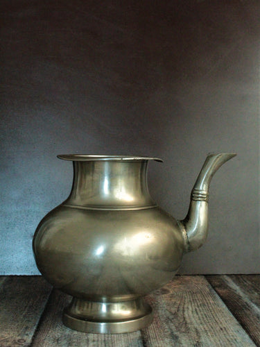 Aged Elegance: Vintage Indian Water Pot - Style It by Hanika