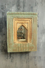 Load image into Gallery viewer, Antique Inspired Handcrafted Wooden Rustic Jharokha - Style It by Hanika
