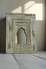 Load image into Gallery viewer, Antique Inspired Handcrafted Wooden Rustic Mirror Indian Jharokha - Style It by Hanika
