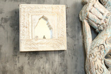 Load image into Gallery viewer, Antique Inspired Handcrafted Wooden Rustic Mirror Indian Jharokha - Style It by Hanika
