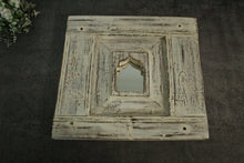 Load image into Gallery viewer, Antique Inspired Handcrafted Wooden Rustic Mirror Indian Jharokha - Style It by Hanika
