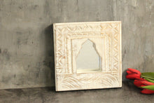 Load image into Gallery viewer, Antique Inspired Handcrafted Wooden Rustic Mirror Indian Jharokha - Style It by Hanika

