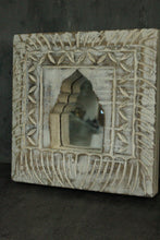 Load image into Gallery viewer, Antique Inspired Handcrafted Wooden Rustic Mirror Indian Jharokha - Style It by Hanika
