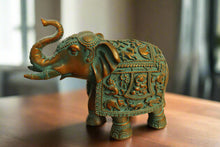 Load image into Gallery viewer, Antique Style Elephant Statue - Vintage Animal Figurine, Unique Elephant Gift - Style It by Hanika
