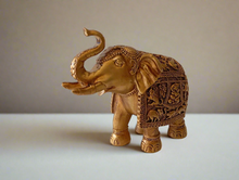 Load image into Gallery viewer, Antique Style Elephant Statue - Vintage Animal Figurine, Unique Elephant Gift - Style It by Hanika
