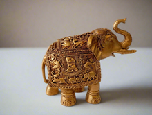 Load image into Gallery viewer, Antique Style Elephant Statue - Vintage Animal Figurine, Unique Elephant Gift - Style It by Hanika
