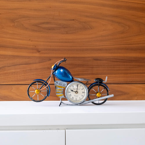 Artisan Bike Table Clock: A Timeless Masterpiece - Style It by Hanika