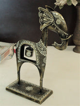Load image into Gallery viewer, Artisan-Crafted Metal Elephant Showpiece with Hanging Bell - Style It by Hanika
