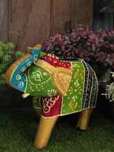 Load image into Gallery viewer, Beautiful Handcrafted Wooden Elephant Tealight - Style It by Hanika
