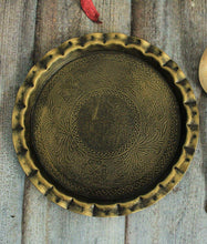 Load image into Gallery viewer, Beautiful Metal Art Plate Brass Finish - Style It by Hanika
