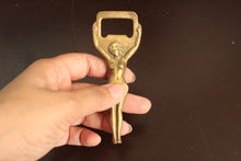 Load image into Gallery viewer, Beautiful Vintage Brass Bottle Opener-female figure Bar tool women opener - Style It by Hanika
