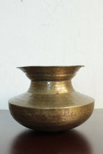 Load image into Gallery viewer, Beautiful Vintage Brass Chari / Oil or Ghee Vessel - Style It by Hanika
