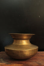 Load image into Gallery viewer, Beautiful Vintage Brass Chari / Oil or Ghee Vessel - Style It by Hanika

