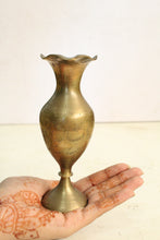 Load image into Gallery viewer, Beautiful Vintage Brass Flower Vase - Style It by Hanika
