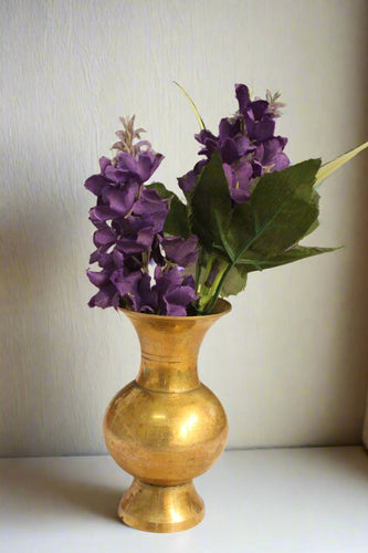 Beautiful Vintage Brass Flower Vase - Style It by Hanika
