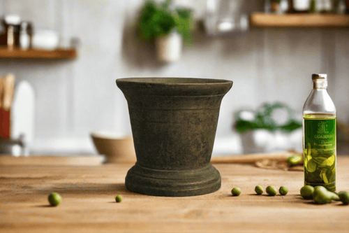 Beautiful Vintage Brass Mortar (Height - 3.3
