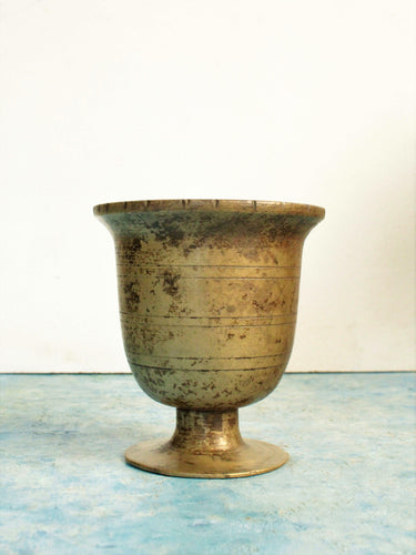 Beautiful Vintage Brass Mortar - Style It by Hanika