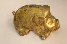 Load image into Gallery viewer, Beautiful Vintage Brass Piggy Bank - Style It by Hanika

