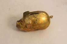 Load image into Gallery viewer, Beautiful Vintage Brass Piggy Bank - Style It by Hanika
