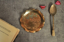 Load image into Gallery viewer, Beautiful Vintage Brass Plate (Length - 4.3&quot;) - Style It by Hanika
