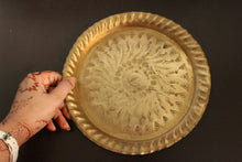 Load image into Gallery viewer, Beautiful Vintage Brass Plate - Style It by Hanika

