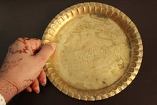 Load image into Gallery viewer, Beautiful Vintage Brass Plate - Style It by Hanika
