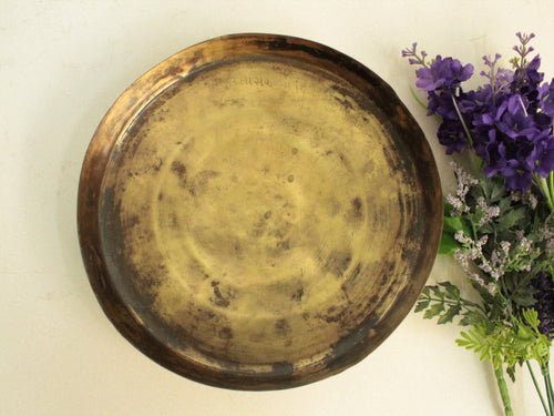 Beautiful Vintage Brass Thali - Style It by Hanika