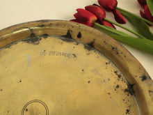 Load image into Gallery viewer, Beautiful Vintage Brass Thali - Style It by Hanika
