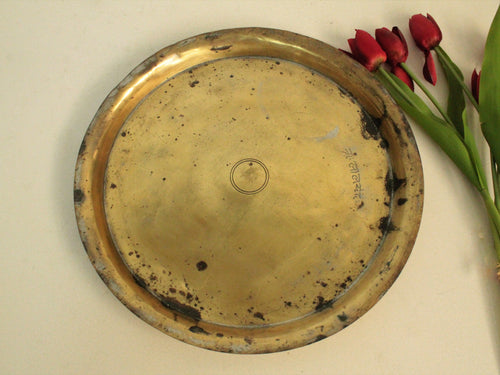 Beautiful Vintage Brass Thali - Style It by Hanika