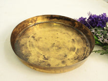 Load image into Gallery viewer, Beautiful Vintage Brass Thali - Style It by Hanika
