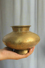 Load image into Gallery viewer, Beautiful Vintage Brass Water Pot - Style It by Hanika
