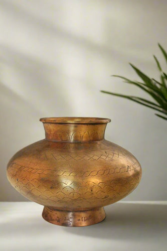 Beautiful Vintage Bronze Water Pot - Style It by Hanika