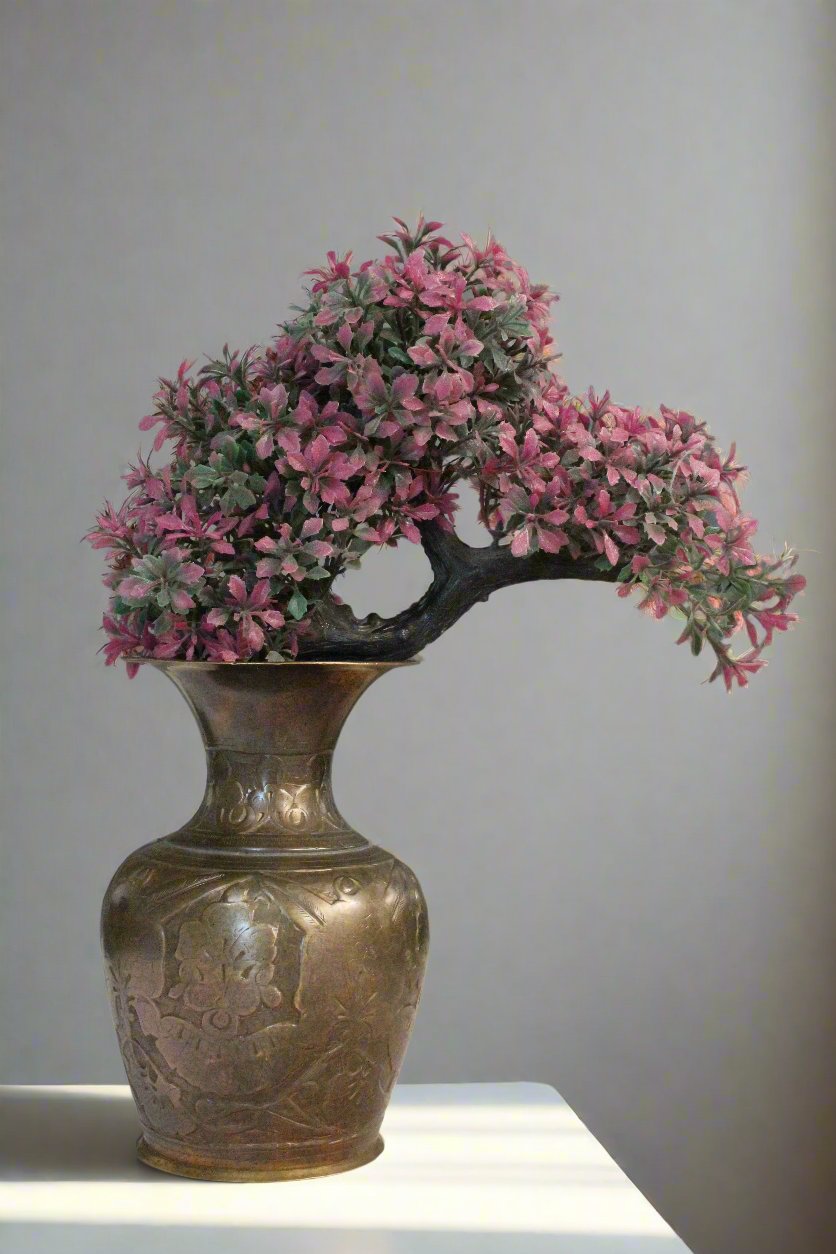 Beautiful Vintage Copper Flower Vase - Style It by Hanika