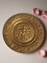Load image into Gallery viewer, Beautiful Vintage Natraj Embossed Brass Plate - Style It by Hanika
