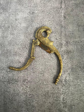Load image into Gallery viewer, Beautiful Vintage Old Brass Fine Quality Engraved Peacock Shape Betel Nut Cutter / Sarota (Length - 18.5&quot;) - Style It by Hanika
