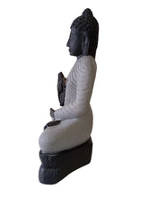 Load image into Gallery viewer, Buddha Statue | Meditating Buddha Statue with Mala Beads | Spiritual Home Decor | Yoga Studio Art - Style It by Hanika
