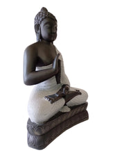 Load image into Gallery viewer, Buddha Statue | Meditating Buddha Statue with Mala Beads | Spiritual Home Decor | Yoga Studio Art - Style It by Hanika
