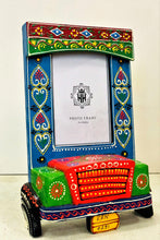 Load image into Gallery viewer, Desi Truck Wooden Photo Frame: A Charming Home Accent and Gift - Style It by Hanika
