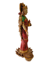 Load image into Gallery viewer, Divine Blessings: Poly Resin Lakshmi Statue - Style It by Hanika
