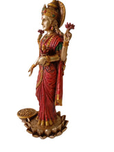 Load image into Gallery viewer, Divine Blessings: Poly Resin Lakshmi Statue - Style It by Hanika

