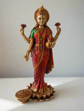 Load image into Gallery viewer, Divine Blessings: Poly Resin Lakshmi Statue - Style It by Hanika
