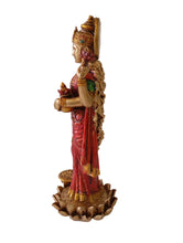 Load image into Gallery viewer, Divine Blessings: Poly Resin Lakshmi Statue - Style It by Hanika
