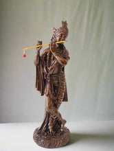 Load image into Gallery viewer, Divine Cold Cast Krishna Flute Statue | Handcrafted Religious Figurine | Spiritual Home Decor Gift | Hindu Deity Statue - Style It by Hanika
