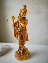 Load image into Gallery viewer, Divine Cold Cast Krishna Flute Statue | Handcrafted Religious Figurine | Spiritual Home Decor Gift | Hindu Deity Statue - Style It by Hanika
