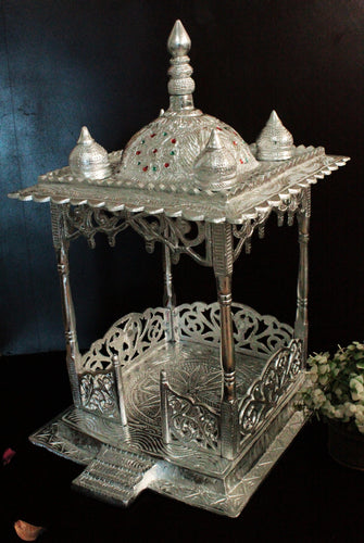 Elegant Metal Mandir: A Spiritual Oasis for Your Home - Style It by Hanika