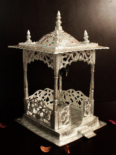 Elegant Metal Mandir: A Spiritual Oasis for Your Home - Style It by Hanika