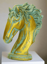 Load image into Gallery viewer, Elegant Poly Resin Horse Face Table Décor - Style It by Hanika
