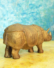 Load image into Gallery viewer, Elegant Vintage Brass Rhinoceros Showpiece - A Timeless Decor Accent - Style It by Hanika
