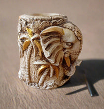 Load image into Gallery viewer, Elephant Hold-It-All: Artistic Resin Desk Organizer - Style It by Hanika
