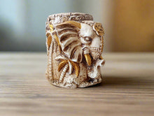 Load image into Gallery viewer, Elephant Hold-It-All: Artistic Resin Desk Organizer - Style It by Hanika
